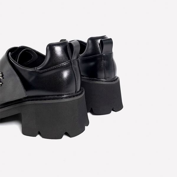 Metallic Cross Pattern Shoes【TR3404】