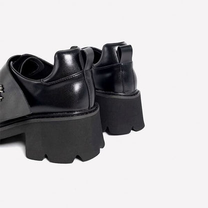 Metallic Cross Pattern Shoes【TR3404】