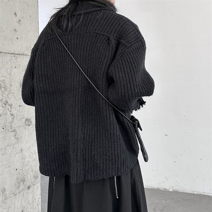 Damage Knit Short Jacket【TR3270】
