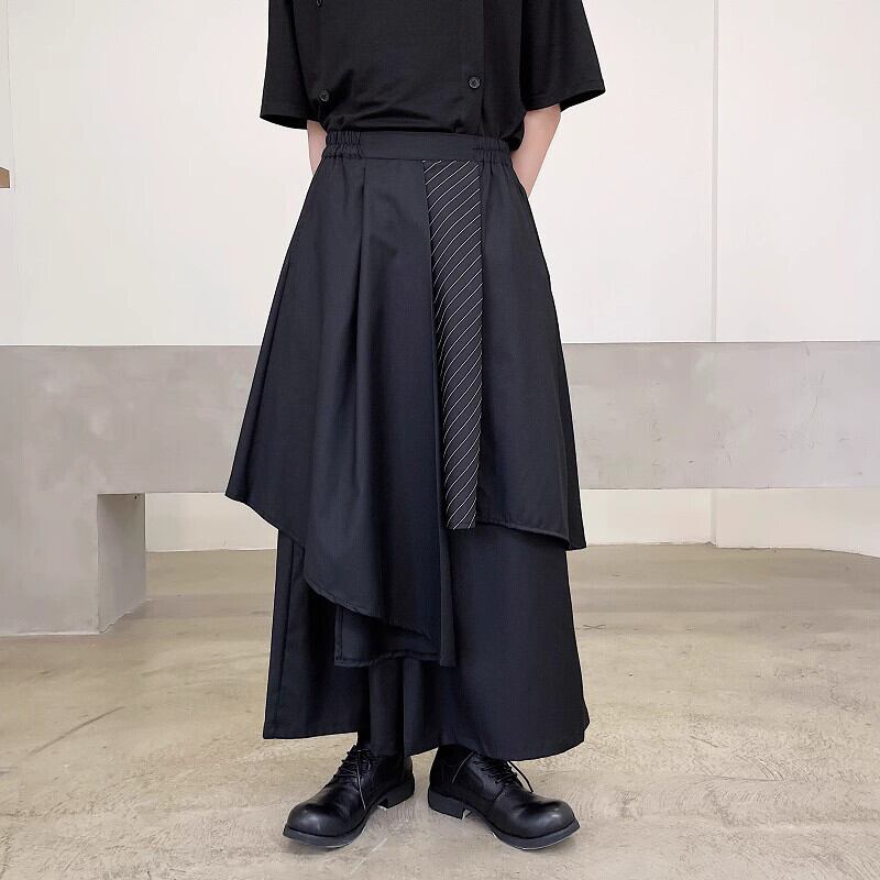 Irregular Design Wide Pants【TR3312】