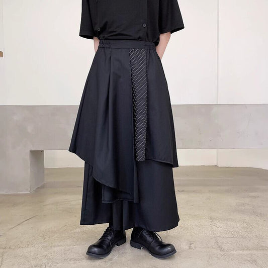 Irregular Design Wide Pants【TR3312】