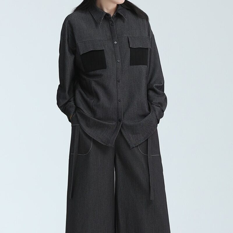 Thick Casual Collared Shirt【TR3134】