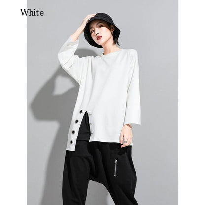 Loose Split casual Shirt【TR1277】