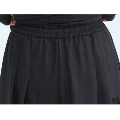 Asymmety Drape Retro Skirt【TR3177】