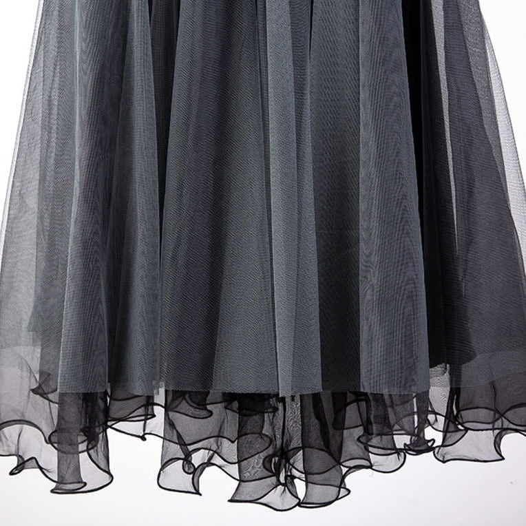 Mesh Tulle Belt Skirt【TR1308】