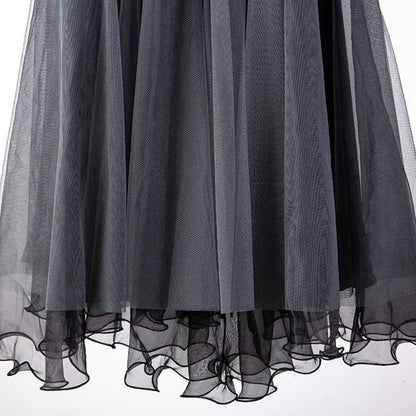 Mesh Tulle Belt Skirt【TR1308】