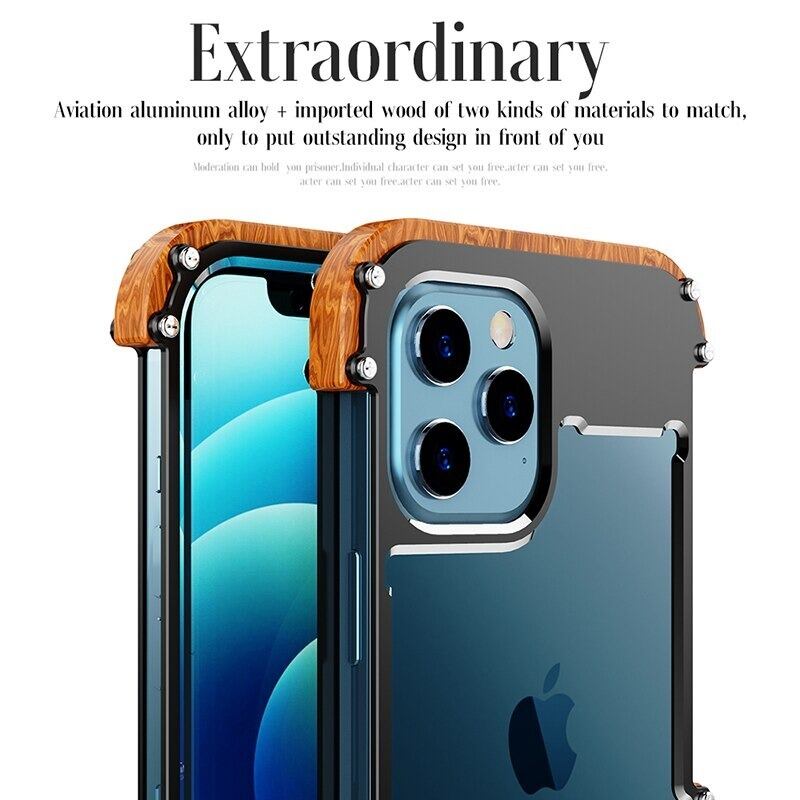 Bumper Case - Wood × Aluminum【TR0160】