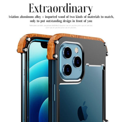 Bumper Case - Wood × Aluminum【TR0160】