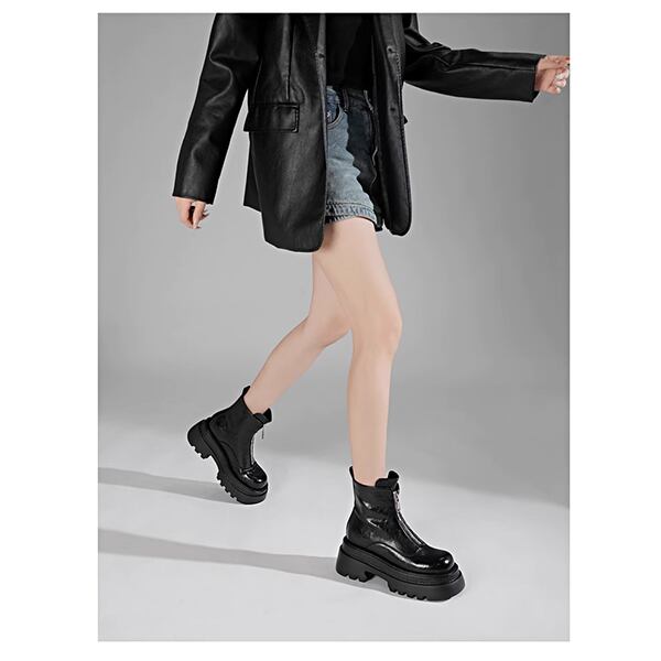 Front Zipper Martin Boots【TR3385】
