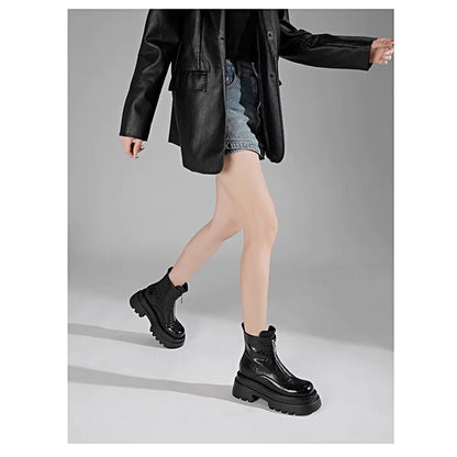 Front Zipper Martin Boots【TR3385】