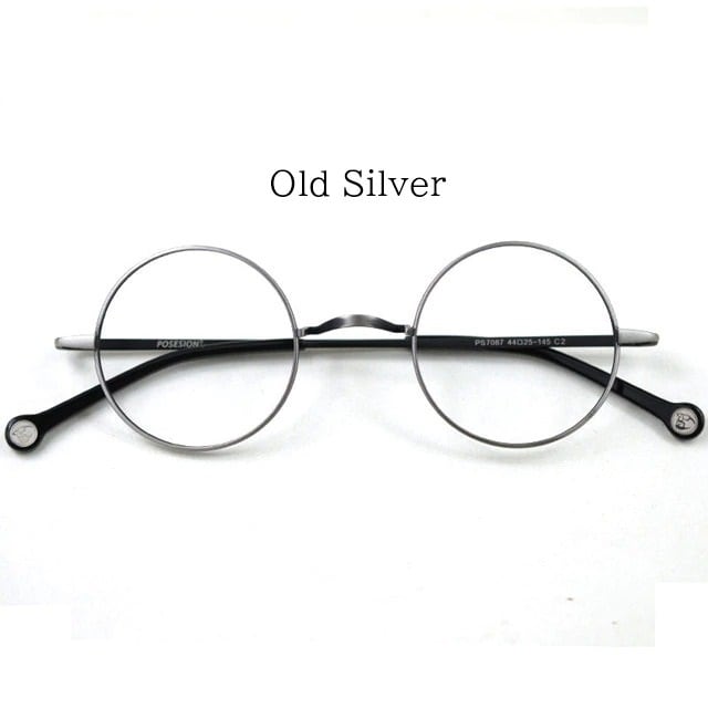 Vintage Round Metal Frame Glasses【TR2569】