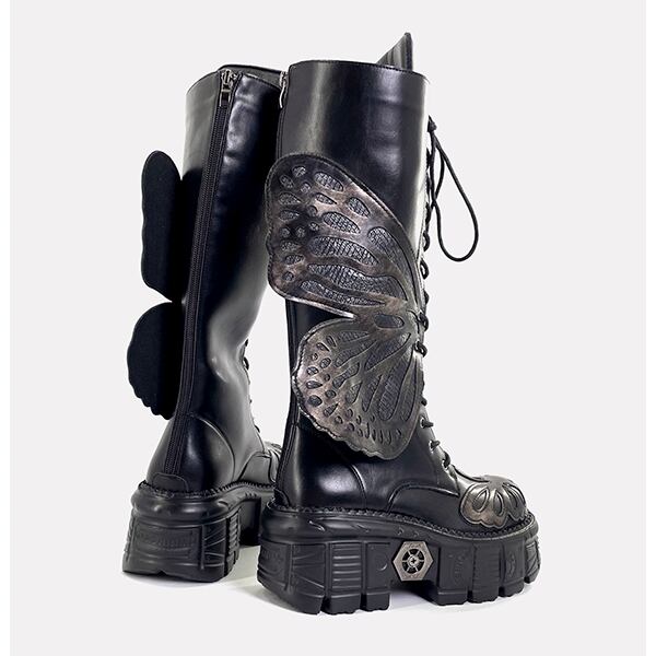 Metallic Butterfly Boots【TR3386】