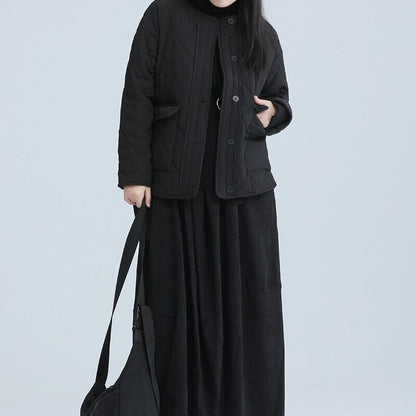 No-Collar Diamond Jacket【TR3252】