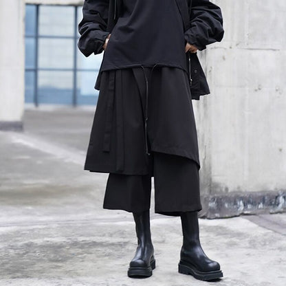 Layered Drawstring Pants【TR3223】