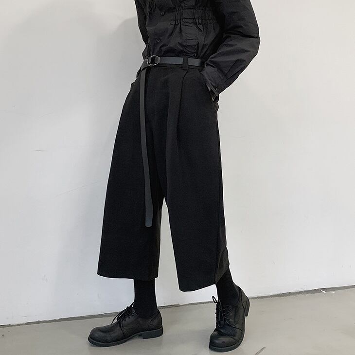Cropped Semi-wide Pants【TR3292】