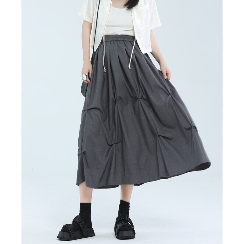 Asymmetry Drape Skirt【TR3174】