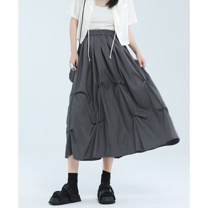 Asymmetry Drape Skirt【TR3174】