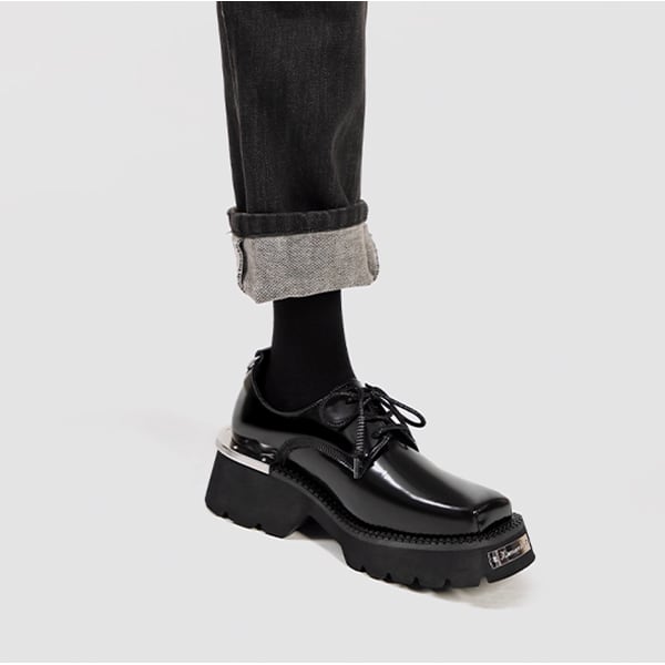 Square Toe Derby Shoes【TR3392】