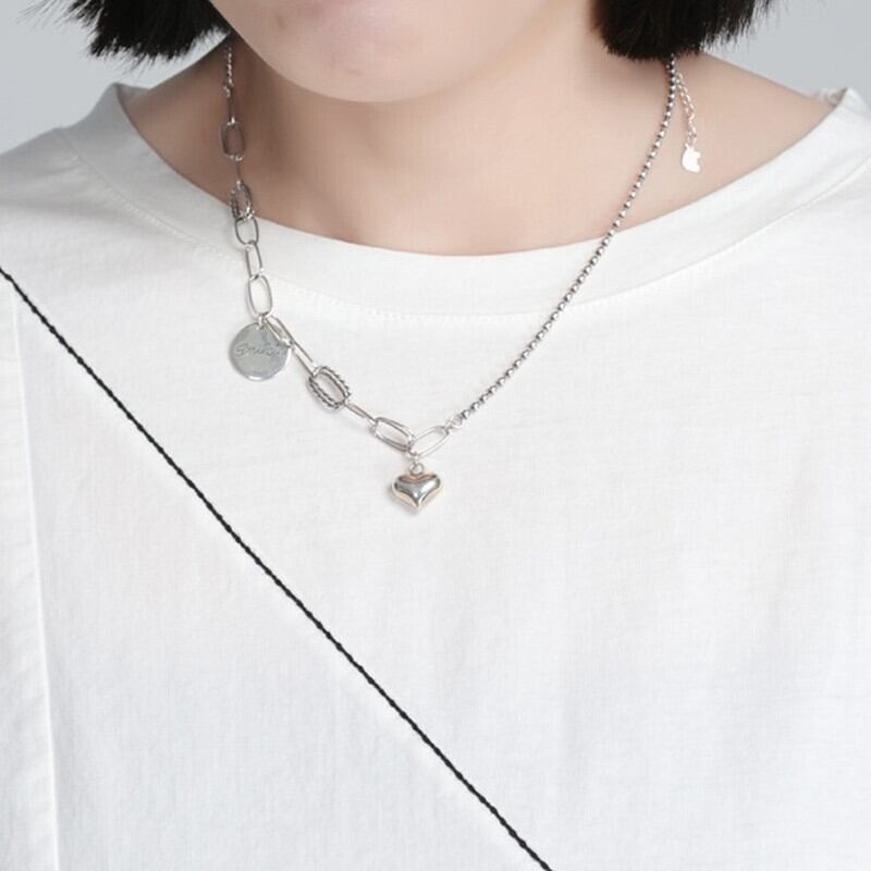 Asymmetry Line T-Shirt【TR3147】