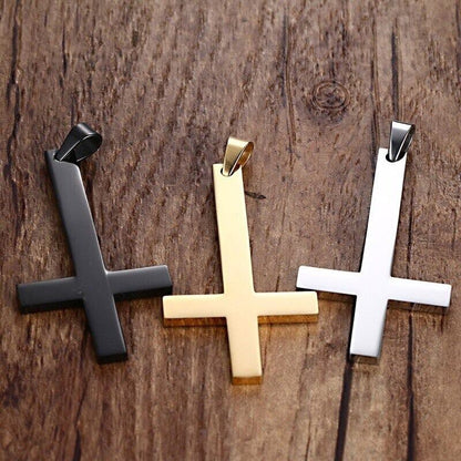 Stainless cross choker necklace【TR2770】