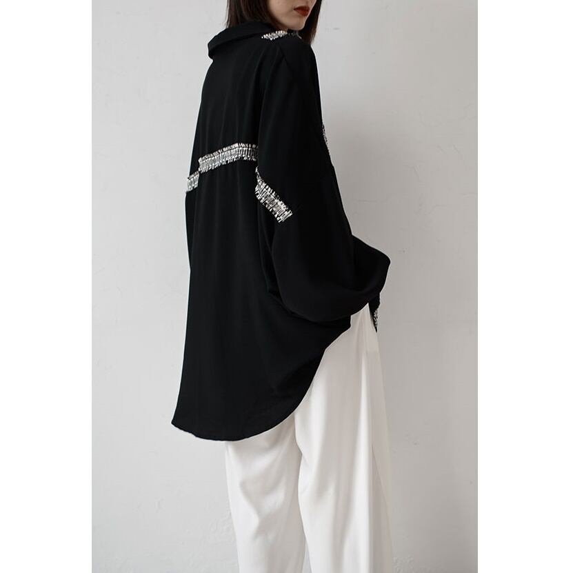 〈Unisex〉Irregular Loose Shirt【TR3035】