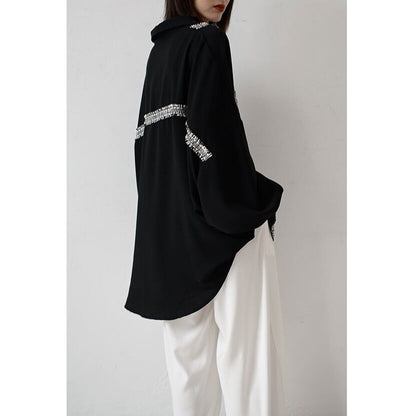 〈Unisex〉Irregular Loose Shirt【TR3035】