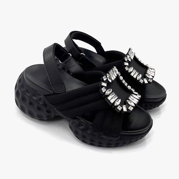 Rhinestone Buckle Sandal【TR3418】