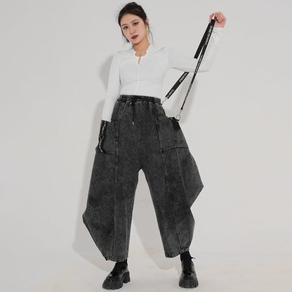 〈Unisex〉Pocket Denim Wide Pants【TR3036】