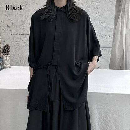 Long Slit Ovresize Collared Shirt【TR3103】