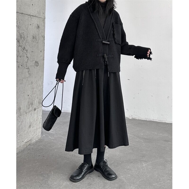 Damage Knit Short Jacket【TR3270】
