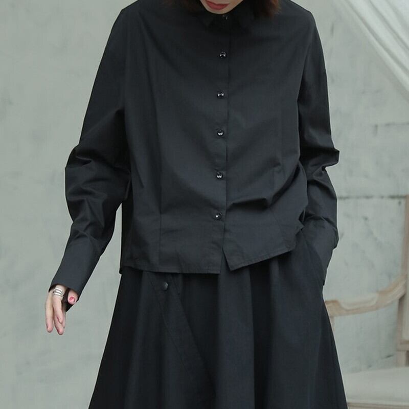Side-Tac Basic Collared Shirt【TR3102】