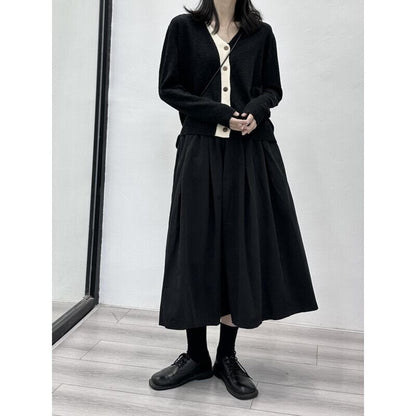 A-Line Simple Skirt【TR3159】