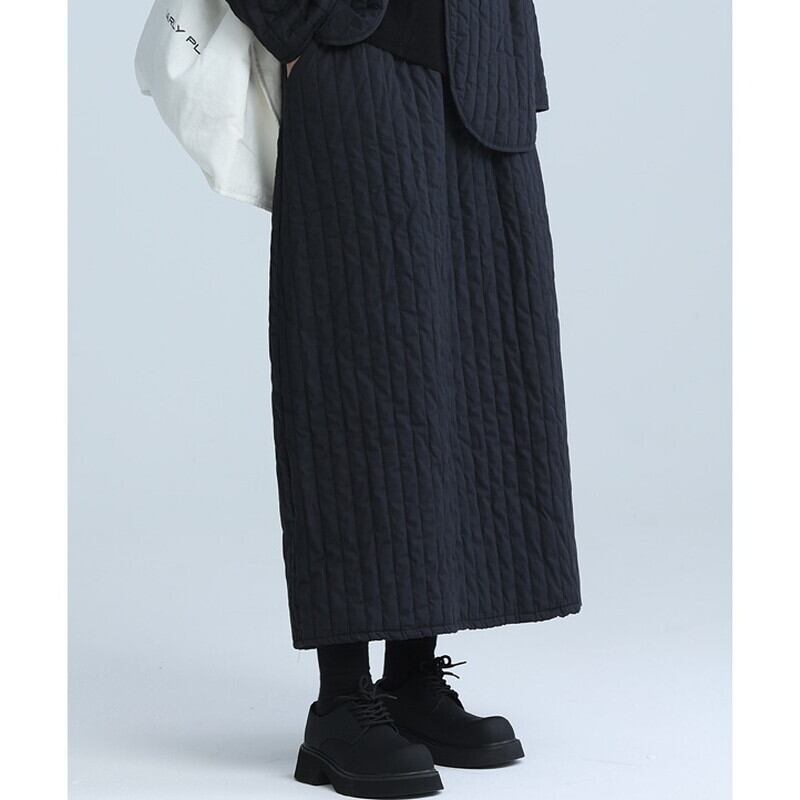 Quilting Long Skirt【TR3153】