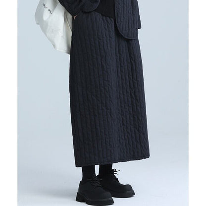 Quilting Long Skirt【TR3153】