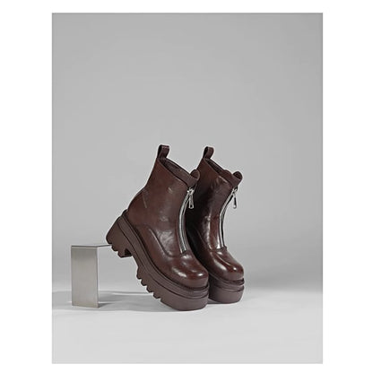 Front Zipper Martin Boots【TR3385】