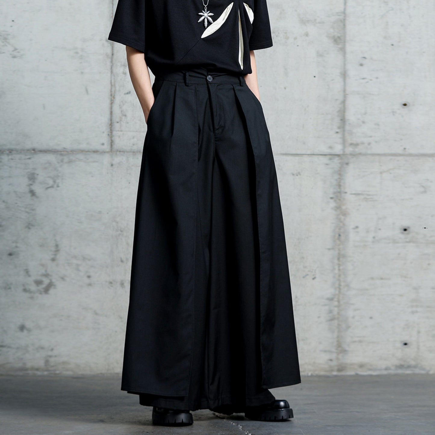High-Waisted Hakama Pants【TR3271】