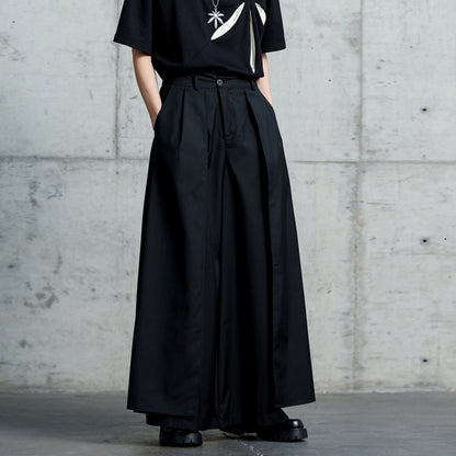 High-Waisted Hakama Pants【TR3271】