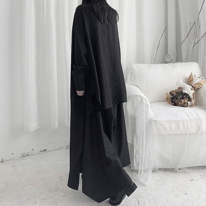 〈Unisex〉Irregular Long Huge Shirt【TR1411】