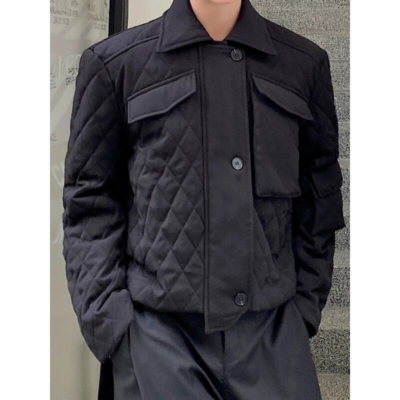 Quilted Utility Short Jacket【TR3356】