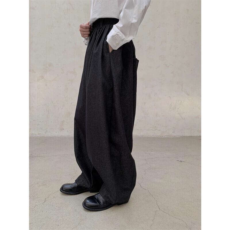 Wide-Leg High-Waist Pants【TR3226】