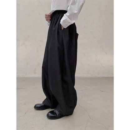 Wide-Leg High-Waist Pants【TR3226】