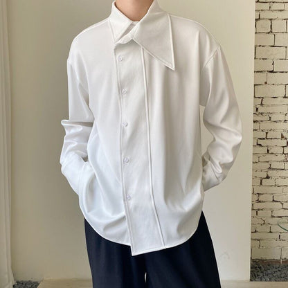 Nichi-botton Asyme Shirt【TR1446】