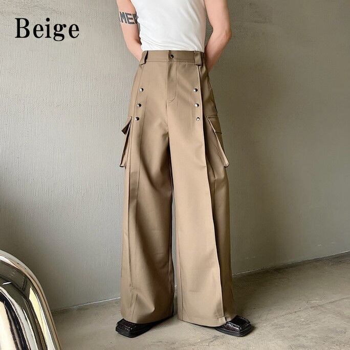 Pocket Bang Wide Pants【TR1448】