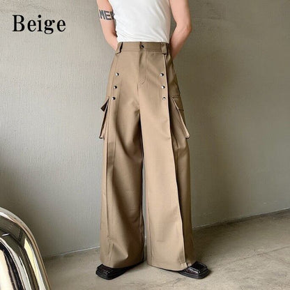 Pocket Bang Wide Pants【TR1448】