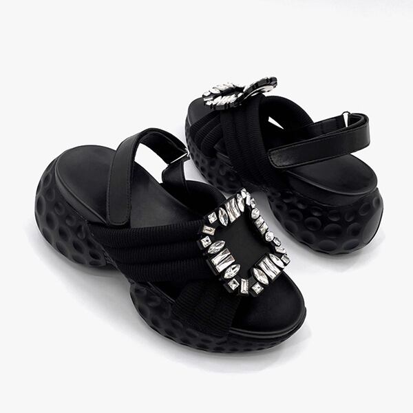 Rhinestone Buckle Sandal【TR3418】