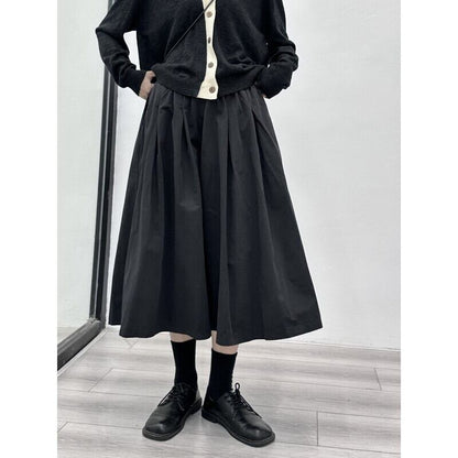 A-Line Simple Skirt【TR3159】