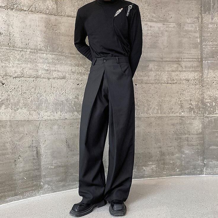 Layered Waist Wide Pants【TR3304】