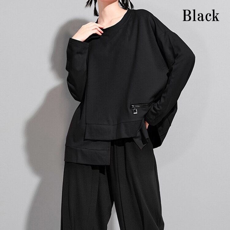 Nichi Pullover Asymmetry Shirt【TR3064】