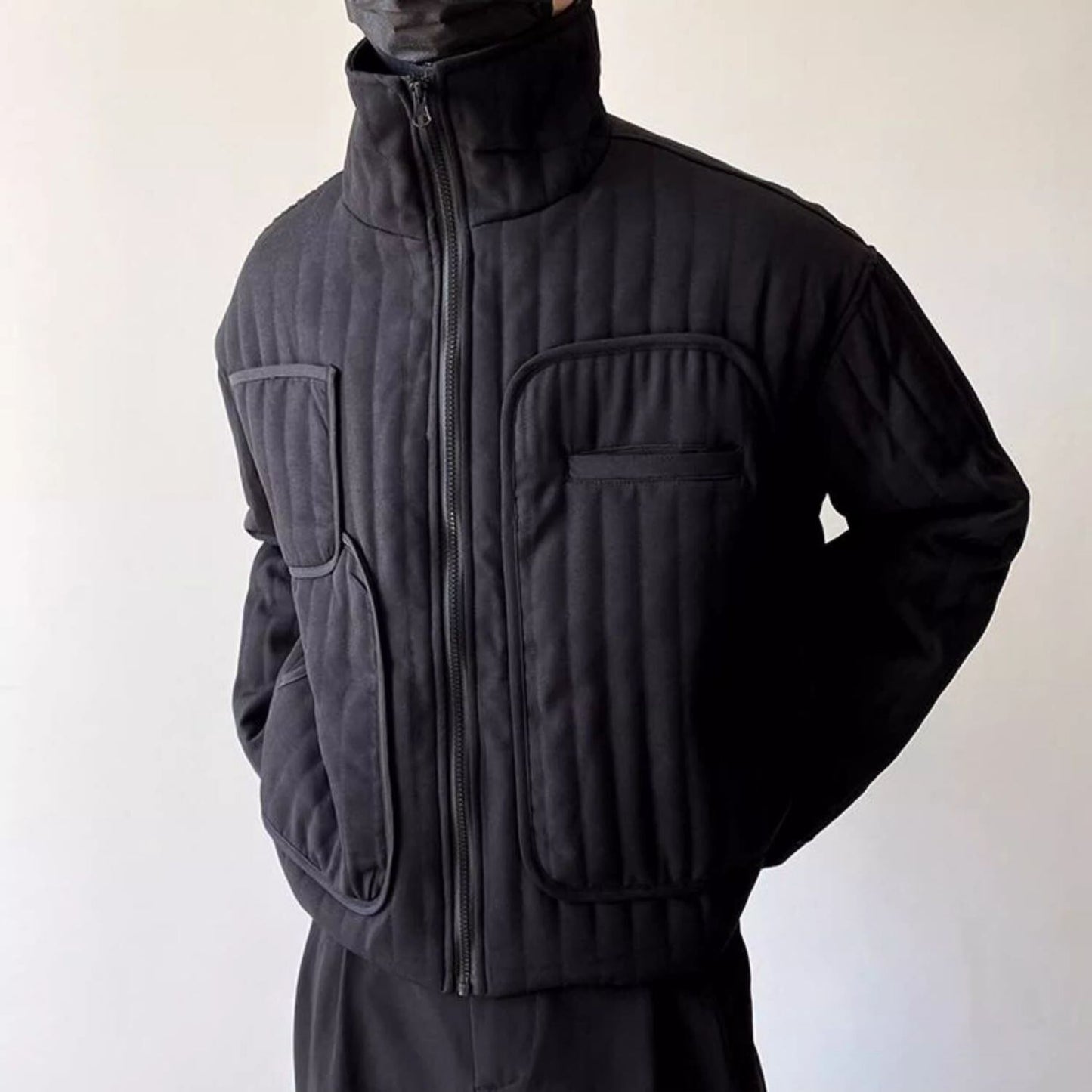 Quilted Stand Collar Jacket【TR3321】