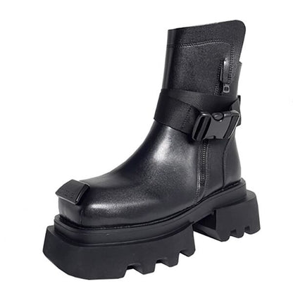 Square toe Combat Boots【TR3384】